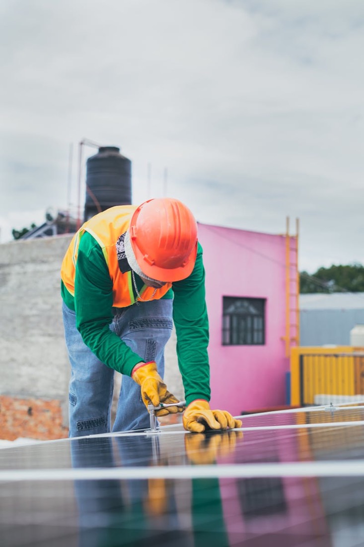HSW-Solartechnik bei der Arbeit